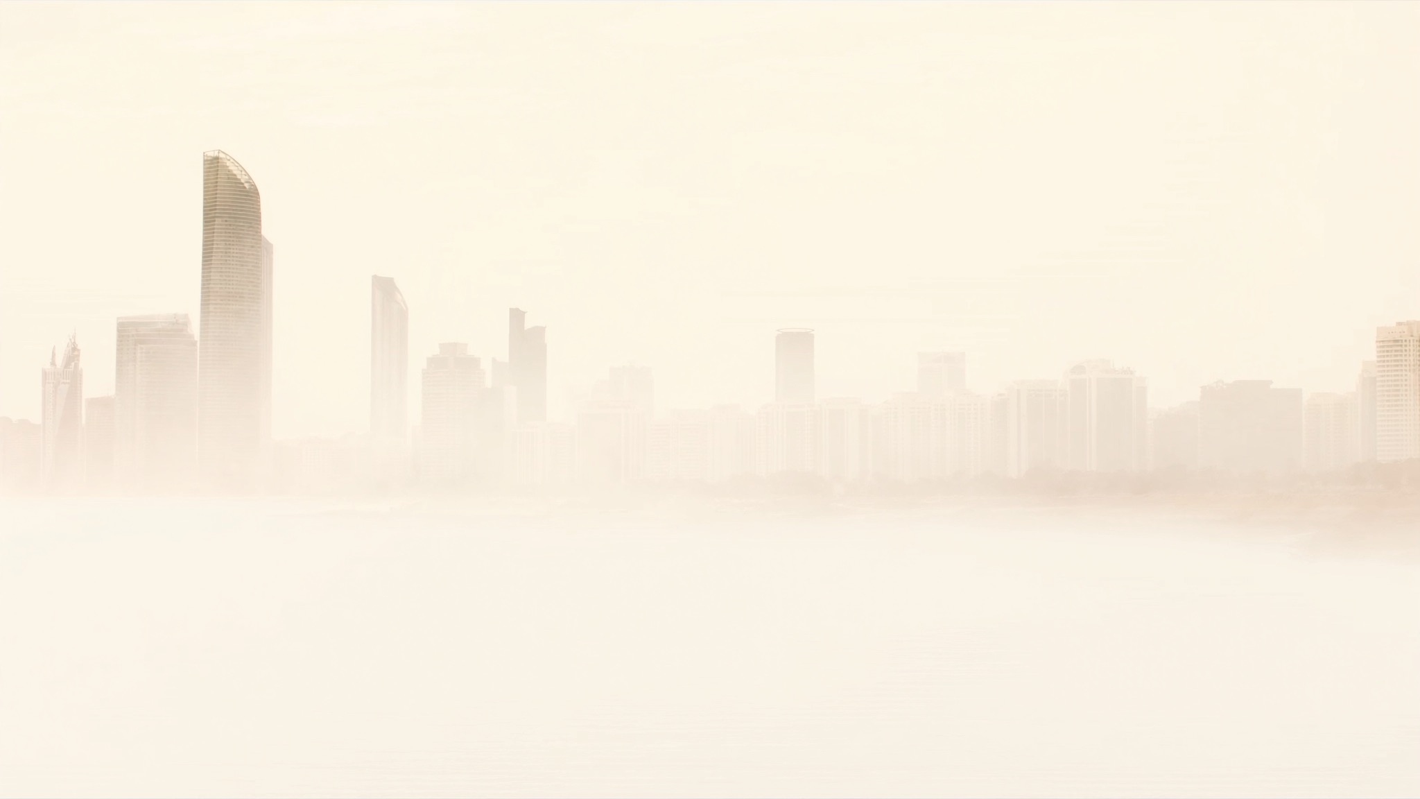 Abu Dhabi at dawn